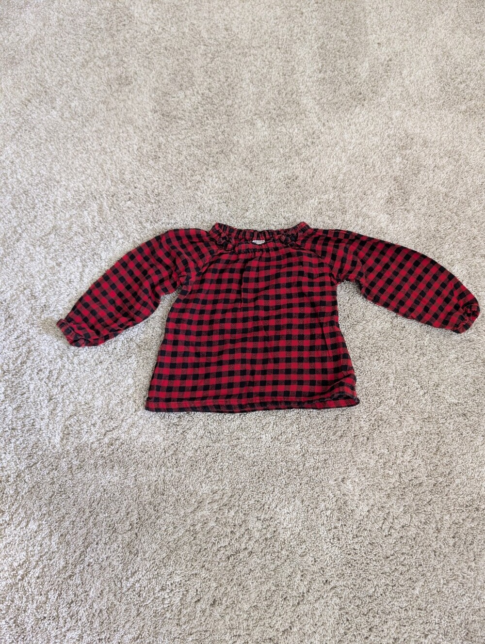 Carter's Buffalo Long Sleeve Cotton Top - 24 Months